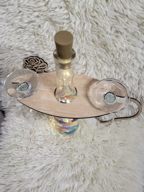 Support personnalisable "verres en duo" pour bouteille – Image 4