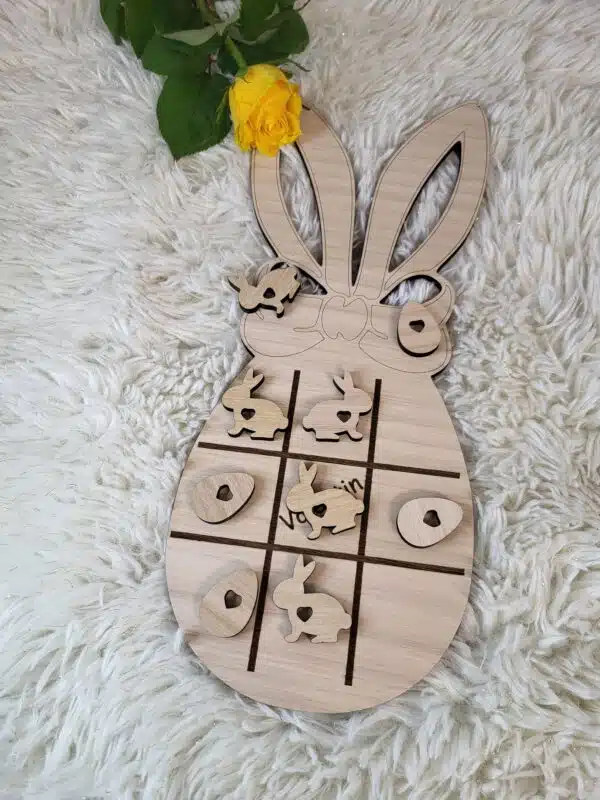 Jeu de morpion Œuf de Pâques
