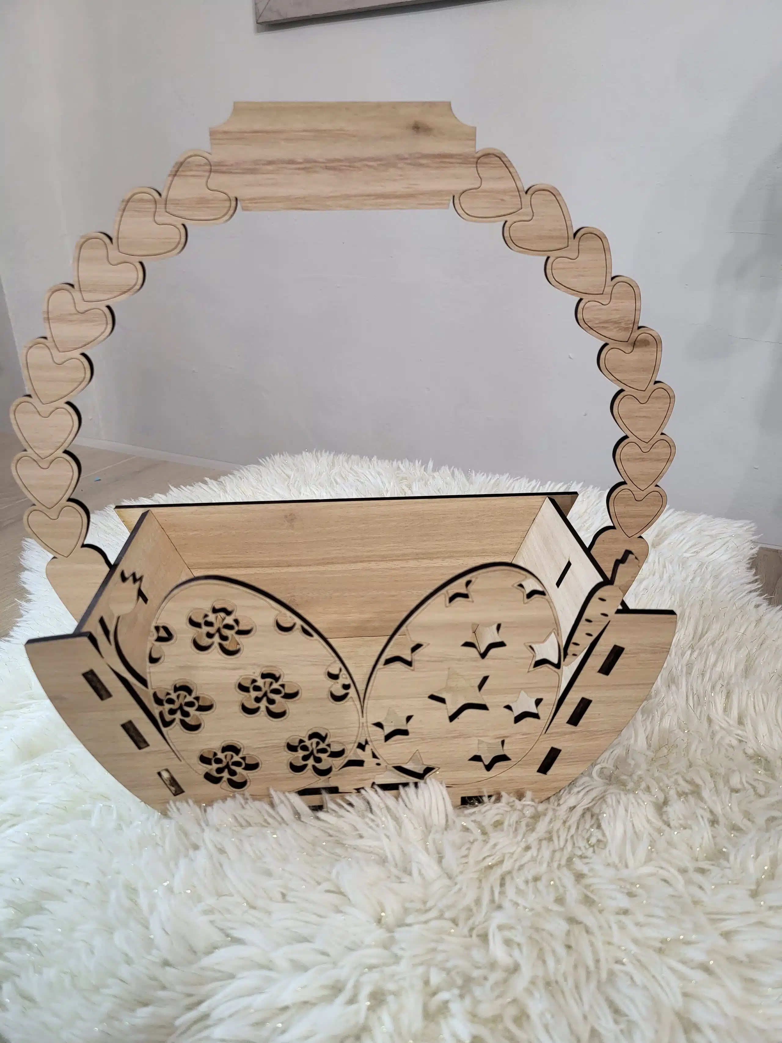 Panier en bois Pâques – Image 2
