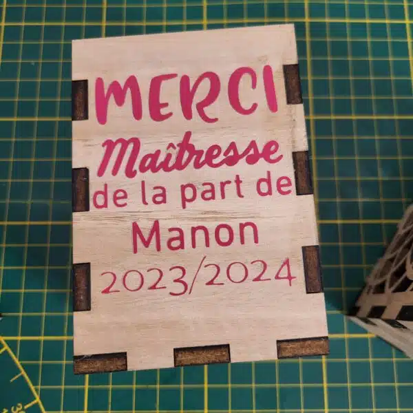 Pot Crayon Merci Maîtresse