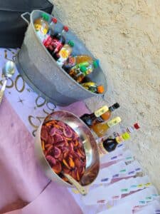 Buffet des boissons