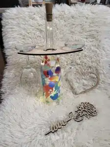 Porte verres à vin