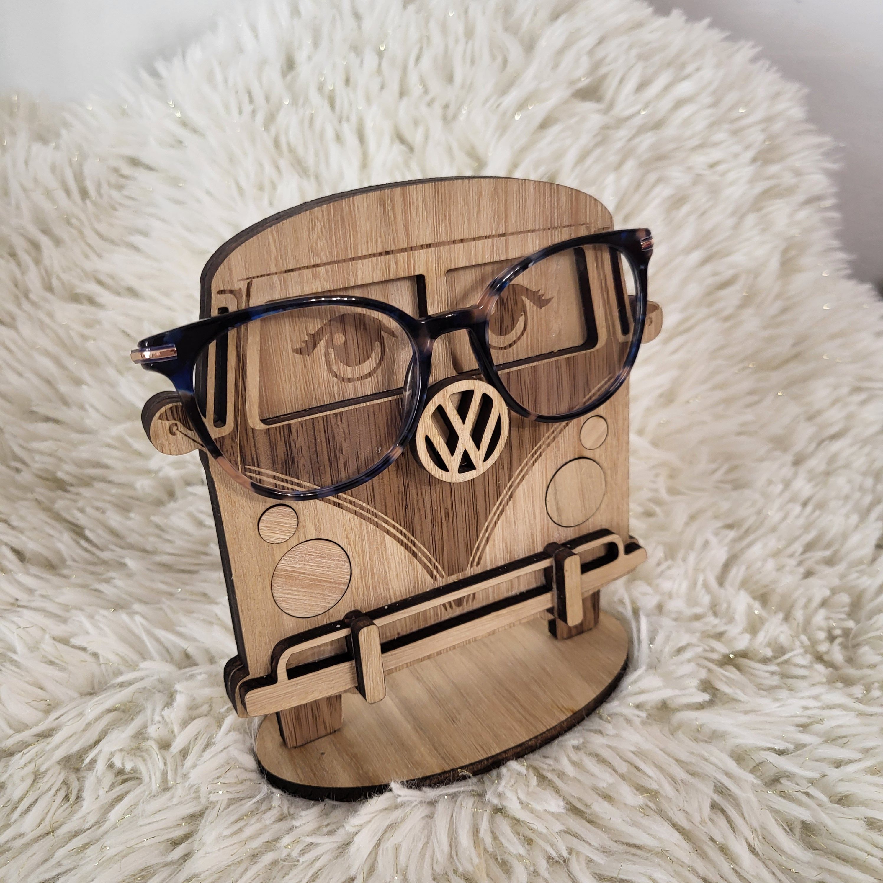 Porte lunettes combi en bois
