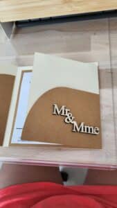 Conception de Faire part de mariage totalement personnalisable