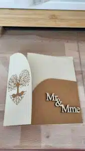 Conception de Faire part de mariage totalement personnalisable