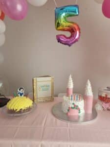 Décoration d'un anniversaire sur le thème Princesse à domicile