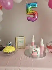Décoration d'un anniversaire sur le thème Princesse à domicile