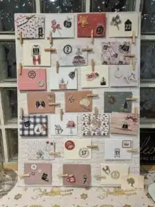 Conception d'un calendrier de l'avent photo personnalisable