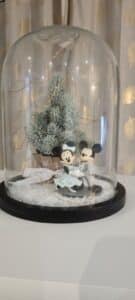 Mise en scène de décorations de noël