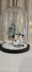 Mise en scène de décorations de noël