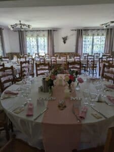 Décoration et scénographie pour un mariage
