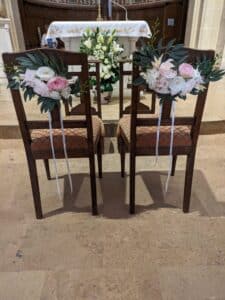 Décoration et scénographie pour un mariage