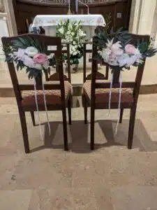 Décoration et scénographie pour un mariage