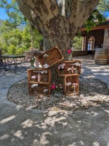 Décoration et scénographie pour un mariage