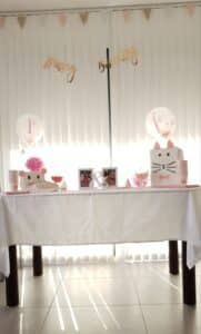 Scénographie pour un anniversaire enfant
