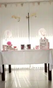 Scénographie pour un anniversaire enfant