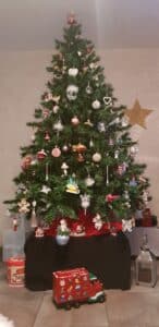 Scénographie sapin de noël