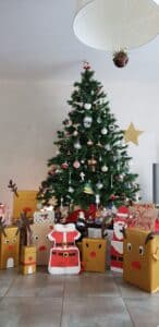Scénographie sapin de noël