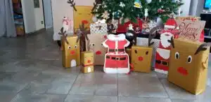 Scénographie sapin de noël