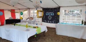 Organisation et scénographie pour un anniversaire