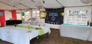 Organisation et scénographie pour un anniversaire