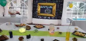 Organisation et scénographie pour un anniversaire