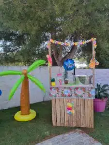 Décoration d'un anniversaire sur le thème Stitch à domicile