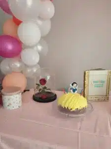 Décoration d'un Anniversaire enfant sur le thème des princesses