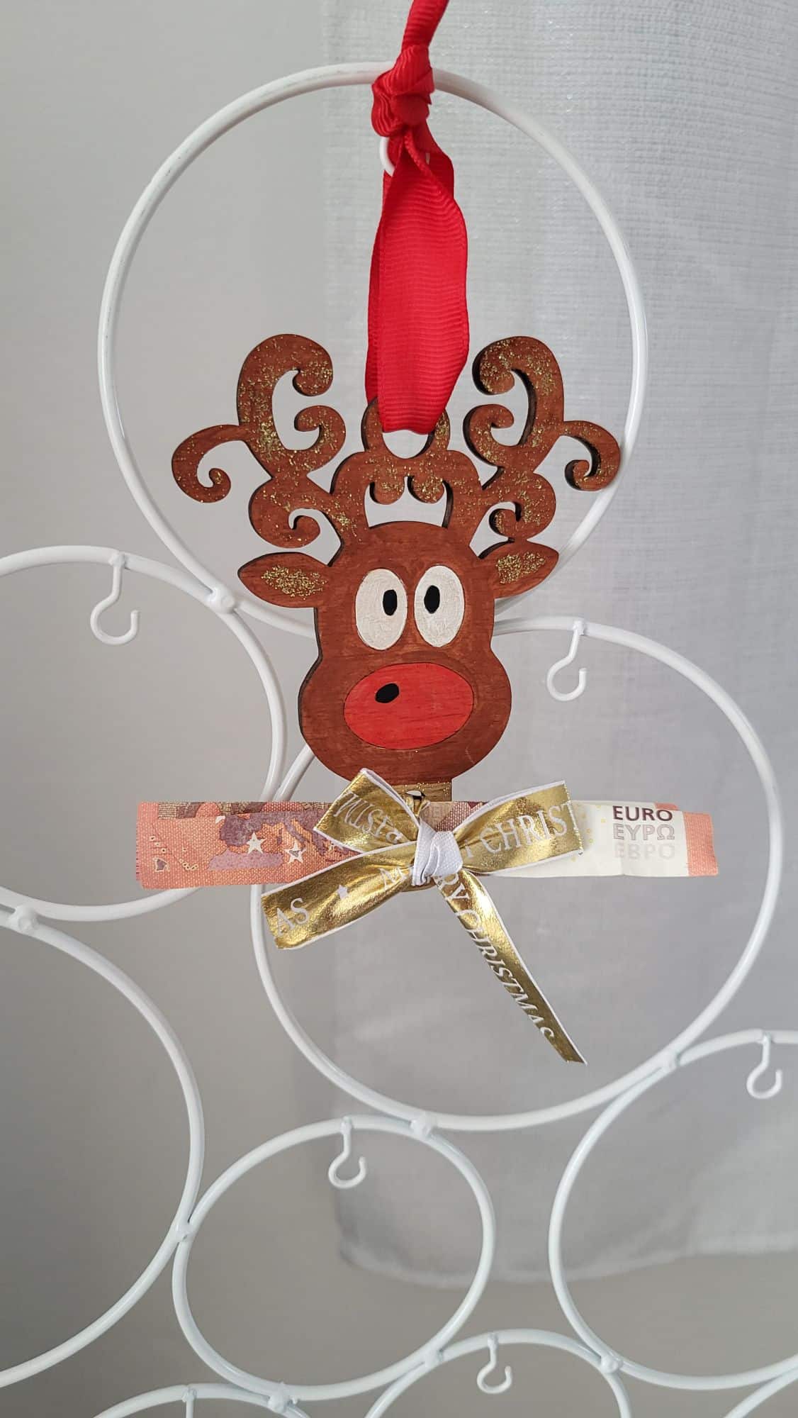 Idée cadeau - Porte-billet renne de Noël