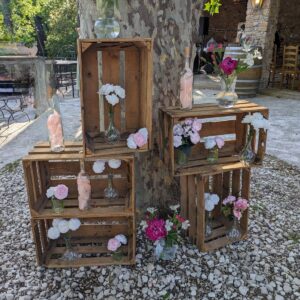 Caisses de pomme en bois