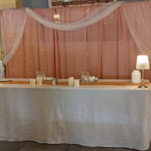 Arche en métal doré 2mx3m