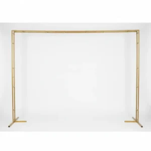 Arche en métal doré 2mx3m