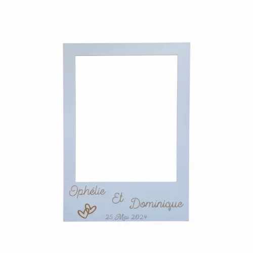 Cadre photobooth personnalisé