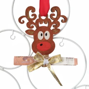 Porte billet renne de Noël