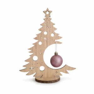 Porte-boule sapin en bois
