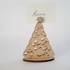 Porte-nom sapin en bois (par 6)